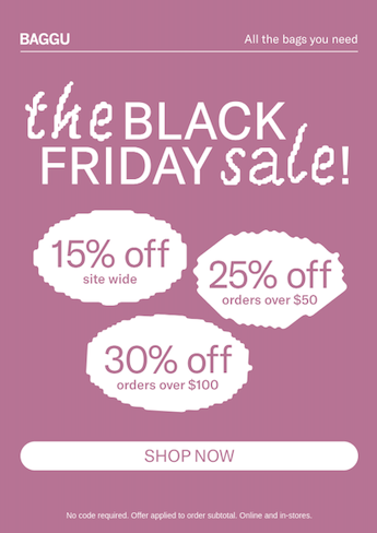 Black Friday Email Examples 8