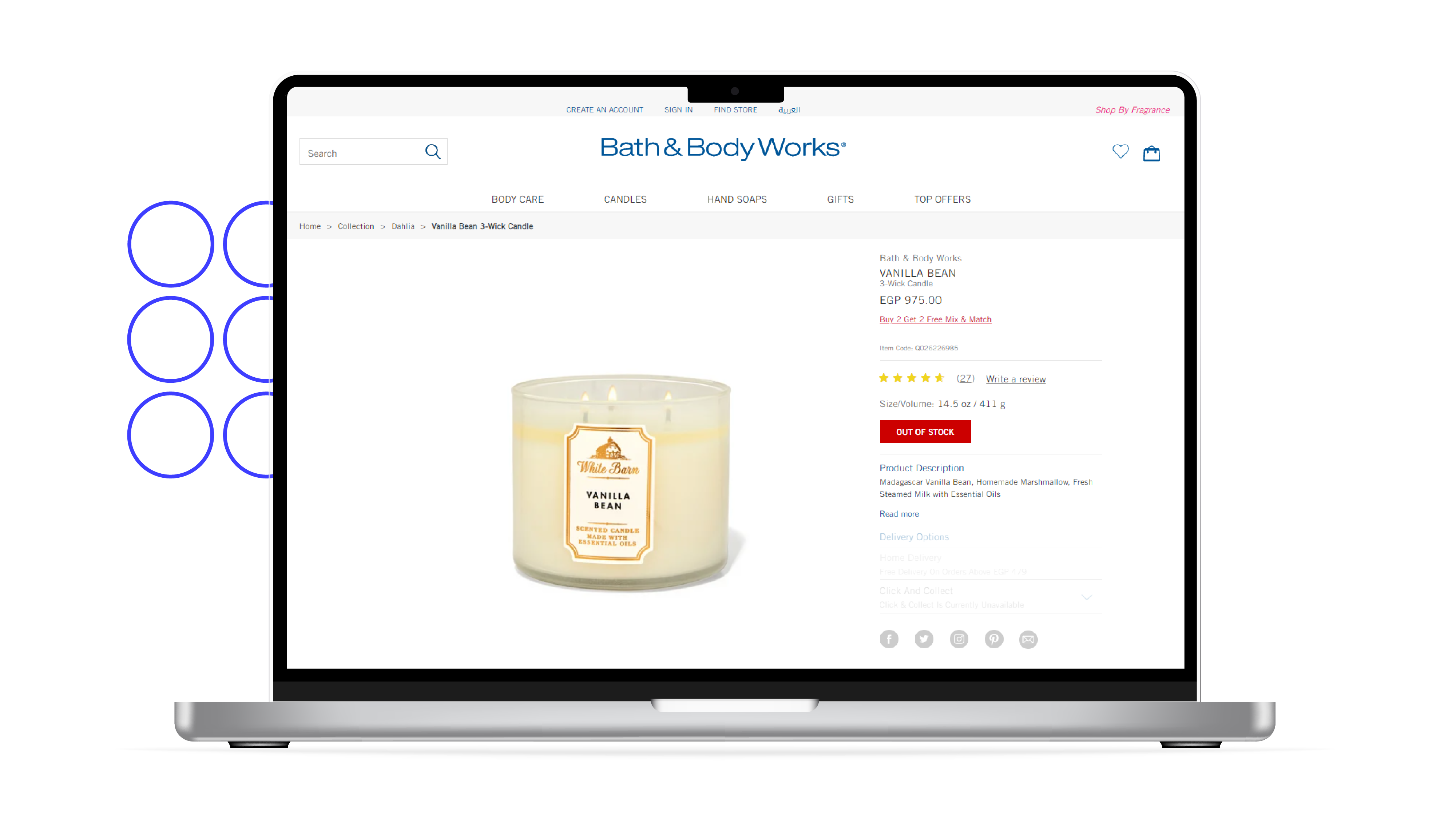 Bath & Body Works website