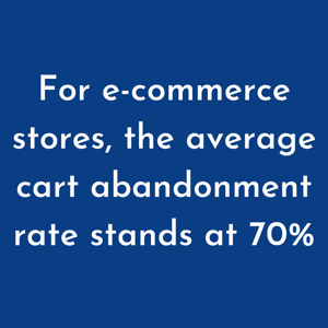 many reasons why customers abandon online shopping carts