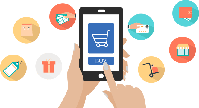 Mobile app m-commerce