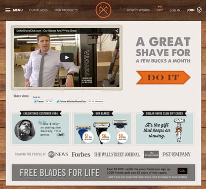 dollar-shave-landing-page