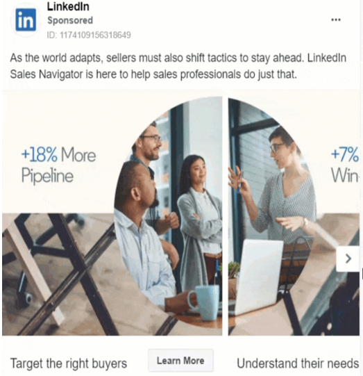 linkedin ad